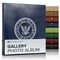 Gallery Leather Photo Album 4x6-3 Ring Binder Photo Album, 60 Pages for 120 Photos, Fillable, Can Fit 8x10 and 5x7 Photos, Handcrafted - 11.75 x 10.5 "